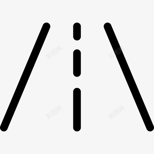 道路汽车出发地图标svg_新图网 https://ixintu.com 出发地 汽车 汽车仪表板第2部分 街道 警告 车道 道路