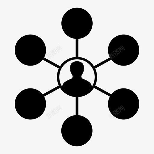 共享连接群组图标svg_新图网 https://ixintu.com 人物 共享 社交媒体 网络 网络图标商务人士连接向量16 群组 连接