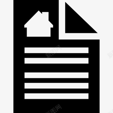房屋合同抵押财产协议图标图标