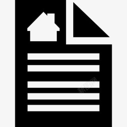 租赁协议房屋合同抵押财产协议图标高清图片