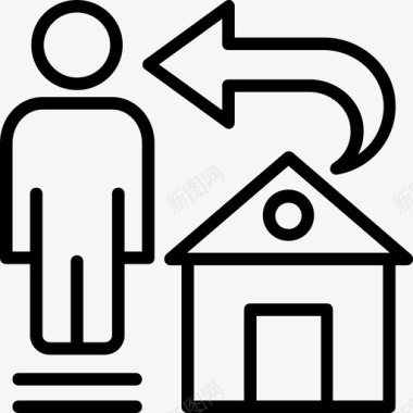 共享房屋支付客人租户图标图标