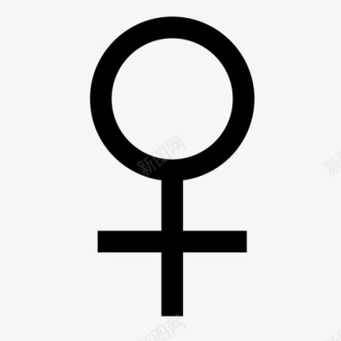 女性性别人类图标图标