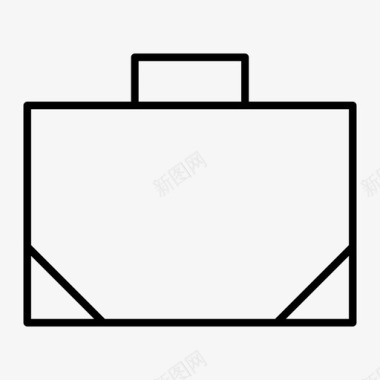 公文包手提箱旅行图标图标
