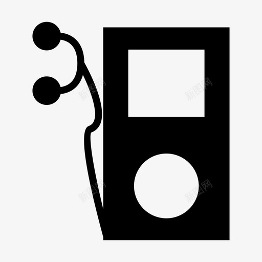 mp3播放器音频ipod图标svg_新图网 https://ixintu.com ipod mp3播放器 复古 歌曲 音乐 音频