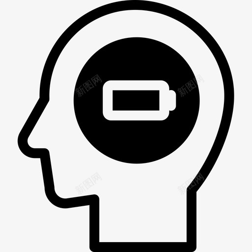 能量头脑人类图标svg_新图网 https://ixintu.com 人类 人类思维混合 头脑 思想 思维 能量