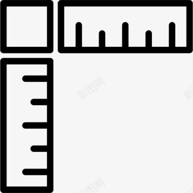 尺绘图图标图标