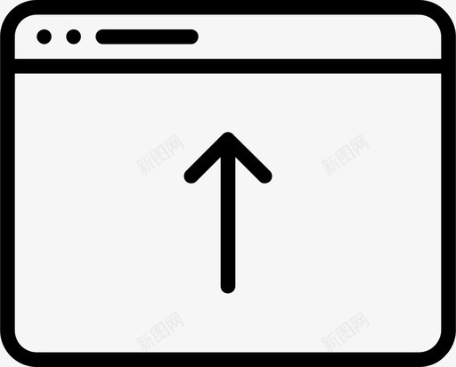 浏览器上传网站互联网图标svg_新图网 https://ixintu.com 互联网 浏览器上传 网站