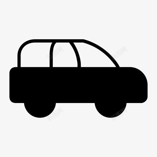 汽车家用汽车交通工具图标svg_新图网 https://ixintu.com 交通工具 家用汽车 汽车