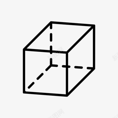 长方体教育图标图标