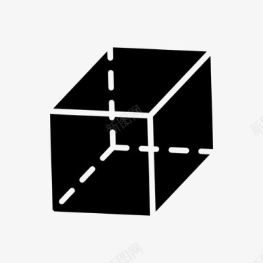 长方体教育图标图标