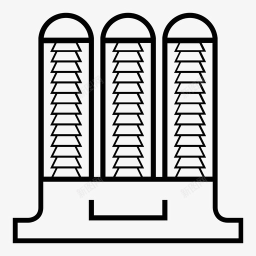 真空断路器设备工业图标svg_新图网 https://ixintu.com 工业 开关 电气设备 真空 真空断路器 设备