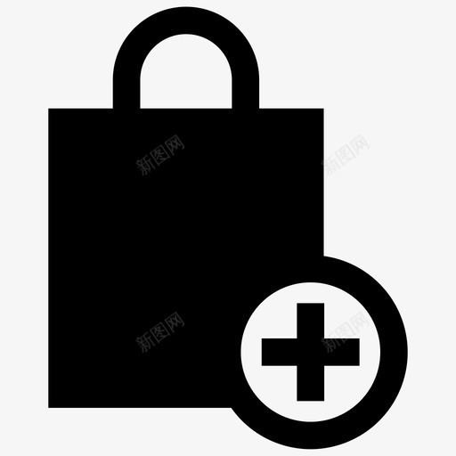 添加到袋子添加购物车图标svg_新图网 https://ixintu.com 添加到袋子 添加购物车