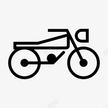 摩托车自行车滑板车图标图标