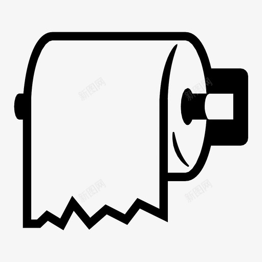 卫生纸清洁剂支架图标svg_新图网 https://ixintu.com 一个我明天需要的图标 卫生纸 卷 支架 清洁剂