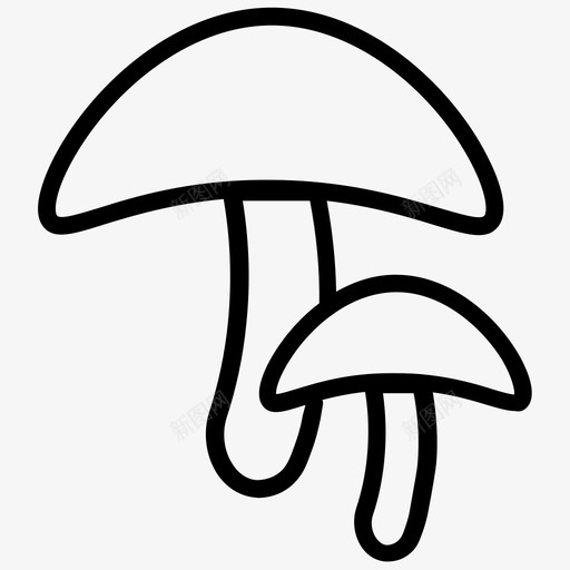 蘑菇真菌毒药图标svg_新图网 https://ixintu.com 养殖 毒药 真菌 蘑菇
