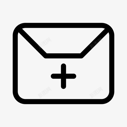 添加消息邮件接口元素ios优化图标svg_新图网 https://ixintu.com 接口元素ios优化 添加消息 邮件