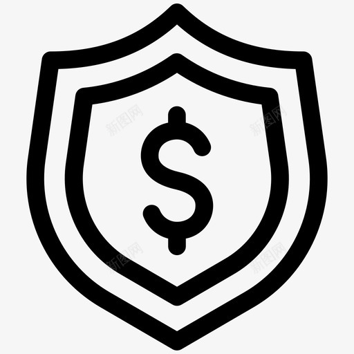 金融安全金融保险金融保护图标svg_新图网 https://ixintu.com 金融保护 金融保险 金融安全 金融盾