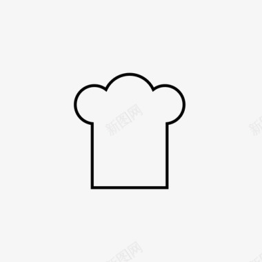 厨师帽烹饪食品图标图标
