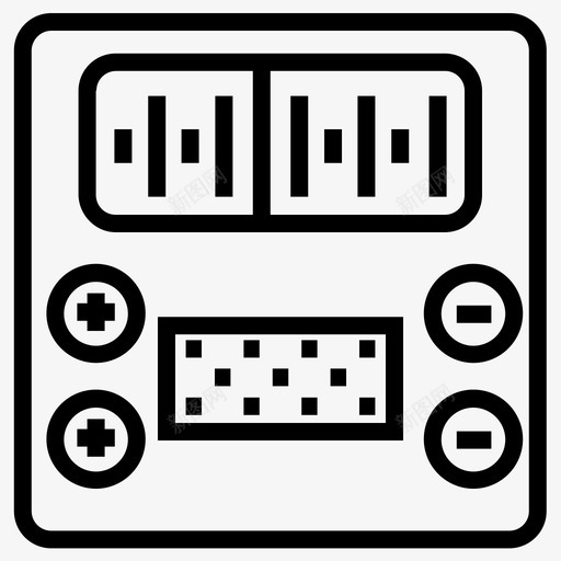 音乐播放器音响系统卡塞特图标svg_新图网 https://ixintu.com 卡塞特 录音机 播放歌曲 收音机 音乐元素 音乐播放器 音响系统