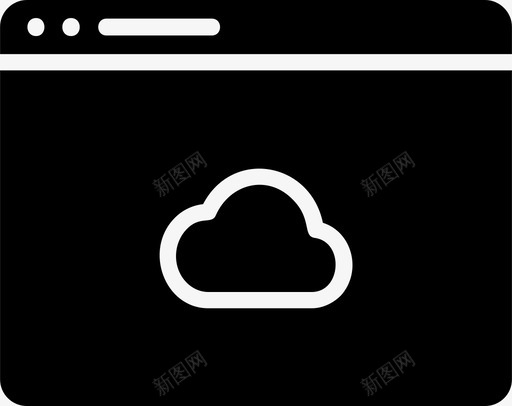 浏览器云浏览器服务器网站图标svg_新图网 https://ixintu.com 浏览器云 浏览器服务器 网站