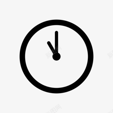 时钟1100时间手表图标图标