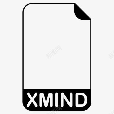 xmind文件文件扩展名文件格式图标图标