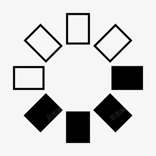 等待装载轮处理图标svg_新图网 https://ixintu.com 处理 等待 装载轮