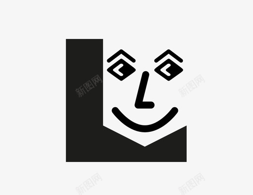 开心的脸情绪表情图标svg_新图网 https://ixintu.com 开心的脸 快乐 情绪 脸块 表情