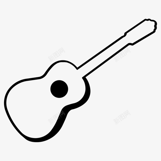 吉他弗拉门戈音乐图标svg_新图网 https://ixintu.com 吉他 弗拉门戈 西班牙吉他 音乐