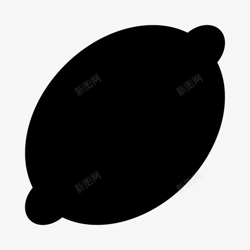 柠檬固体食物图标svg_新图网 https://ixintu.com 固体食物 柠檬