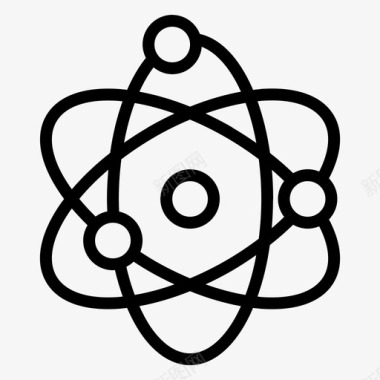 物理原子电子图标图标