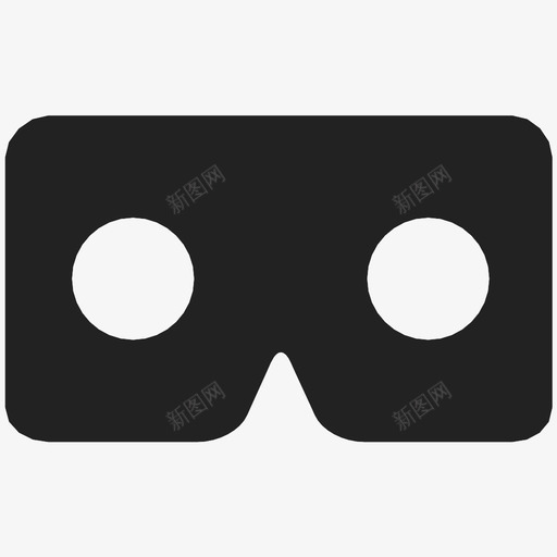 纸板视觉虚拟现实护目镜图标svg_新图网 https://ixintu.com 纸板 虚拟现实护目镜 视觉
