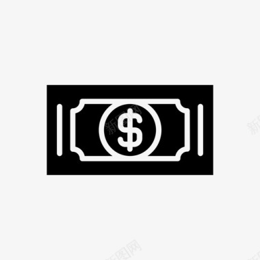 美元钞票金融图标图标