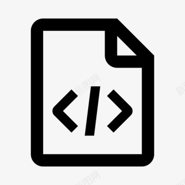 代码文件编码开发图标图标
