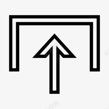 上传增长通知图标图标