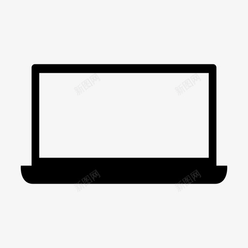 笔记本电脑设备现代图标svg_新图网 https://ixintu.com 工作 技术 现代 笔记本电脑 设备