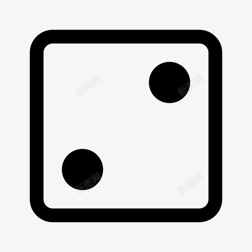 骰子22坏运气图标svg_新图网 https://ixintu.com 2 坏运气 棋盘游戏 骰子2