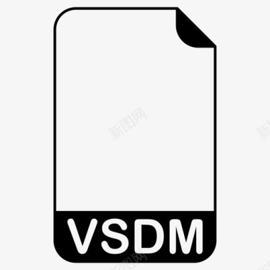 vsdm文件文件扩展名文件格式图标图标