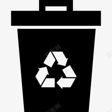 回收箱环境图标图标