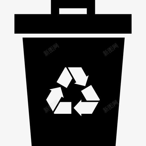 回收箱环境图标svg_新图网 https://ixintu.com 回收箱 环境