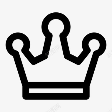 皇冠城堡国王图标图标