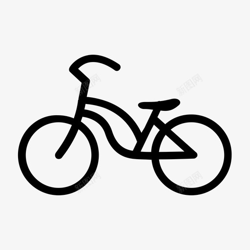 女自行车自行车复古自行车图标svg_新图网 https://ixintu.com 复古自行车 女自行车 自行车 轮子 骑行