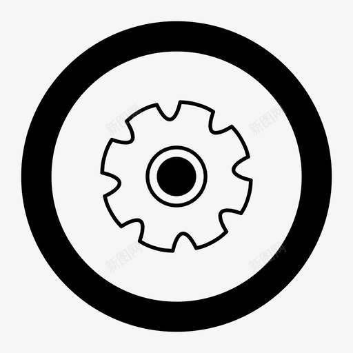 设置齿轮加载图标svg_新图网 https://ixintu.com 加载 复位 设置 齿轮