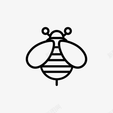 蜜蜂虫子昆虫图标图标