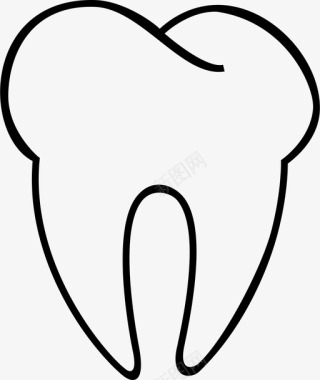 牙齿龋齿口腔医生图标图标