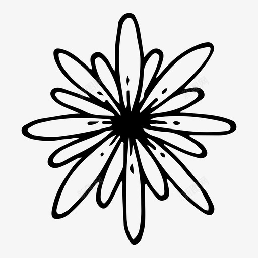 花植物美丽的花图标svg_新图网 https://ixintu.com 植物 美丽的花 花