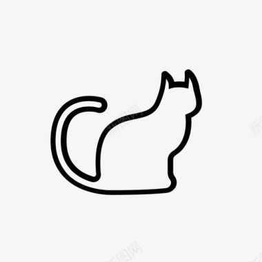 猫动物万圣节图标图标