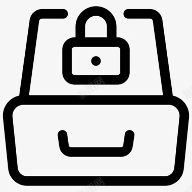 存档锁定存档安全文档图标图标