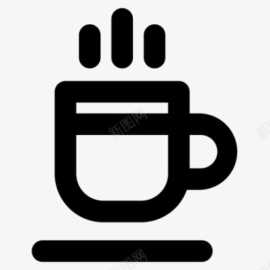 咖啡杯子茶杯图标图标