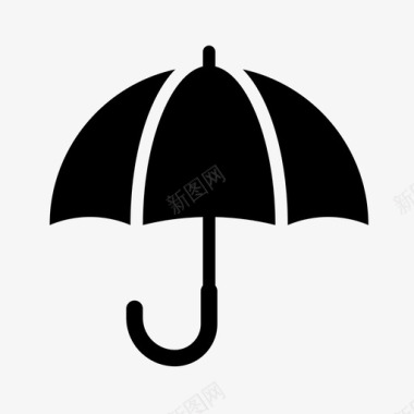 伞保护雨淋图标图标